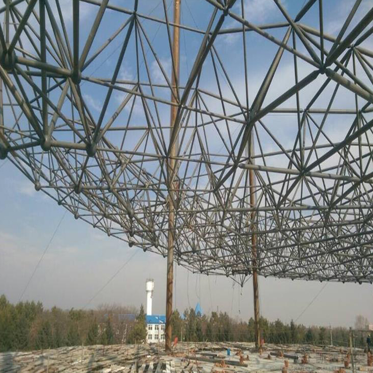 庆阳球形网架钢结构施工方案